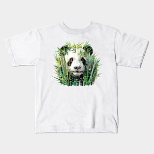 Giant Panda Animal World Wildlife Beauty Discovery Kids T-Shirt